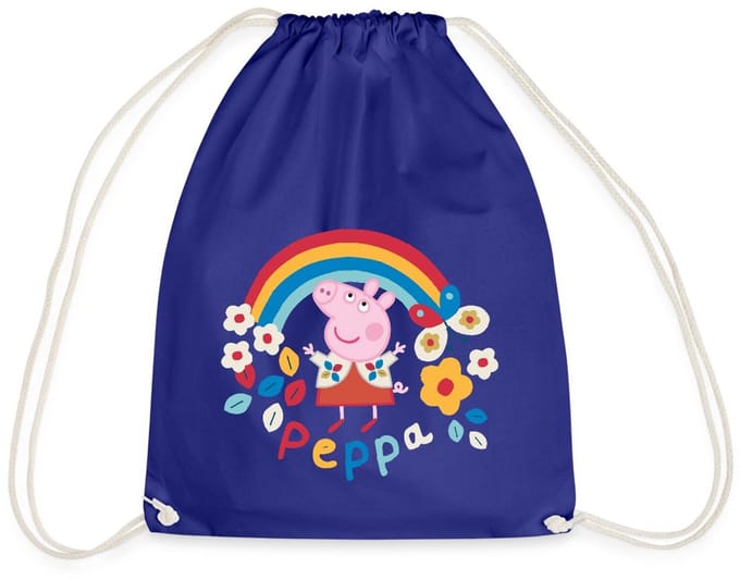 Peppa Pig Regenboog Gymtas