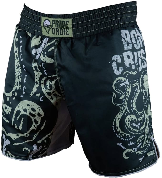 PRiDEorDiE Fight Short Bone Crusher V.2 Zwart - XXL