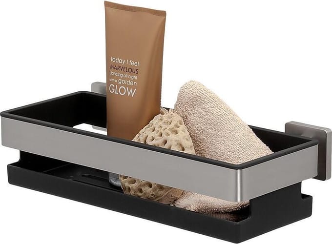 Tiger Doucherek Dock - Met Tigerfix Of Schroeven - Rvs Geborsteld - Metaal - 30x8x13,8cm