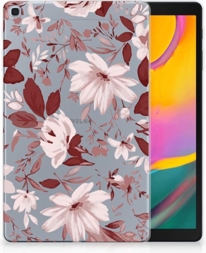 Tablethoes Samsung Galaxy Tab A 10.1 (2019) Watercolor Flowers