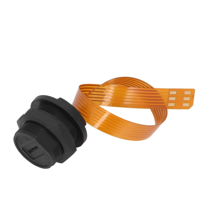 SIM-aansluiting Flexibele Kabel 20cm IP68 Waterdicht Schroefdraad Paneelmontage SIM-kaart Vrouwelijke Aansluiting naar Mannelijk brown