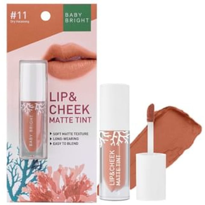 Baby Bright - Lip & Cheek Matte Tint 11 Dry Halabong