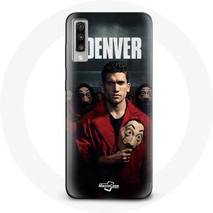 Samsung Galaxy A70 hoesje La Casa De Papel Denver Masker