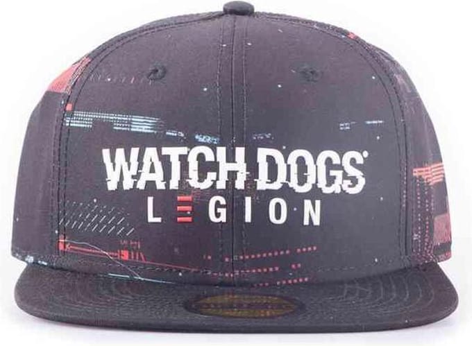 Watch Dogs Snapback pet Legion - Glitch Zwart