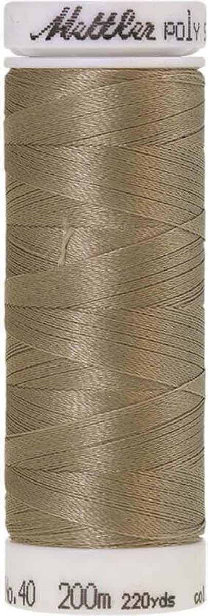 AMANN POLYSHEEN NAAI-BORDUURGAREN, COL-0873 BRUIN, 200M, PER STUK.