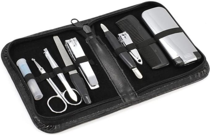 Manicureset in Etui - 10-delig - Reisset