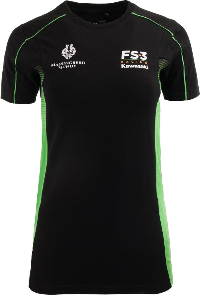 Kawasaki Dames T-shirts Zwart - L