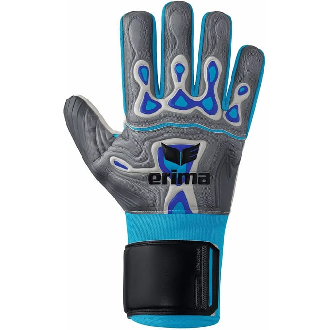 Erima Flex-Ray Protect Keepershandschoenen - Grijs / Blauw | Maat: 9