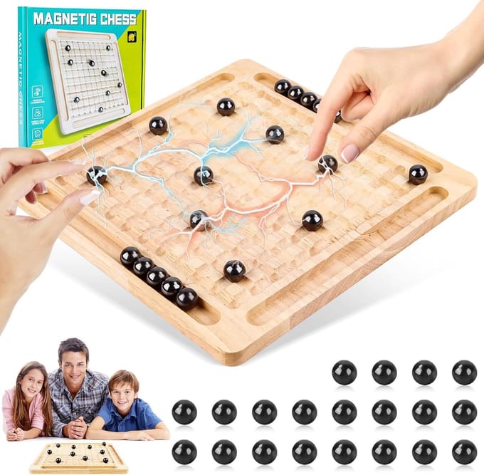 Magnetisch Schaakspel voor Multiplayer, 8+ Jaar - Ideaal voor Familie Bijeenkomsten