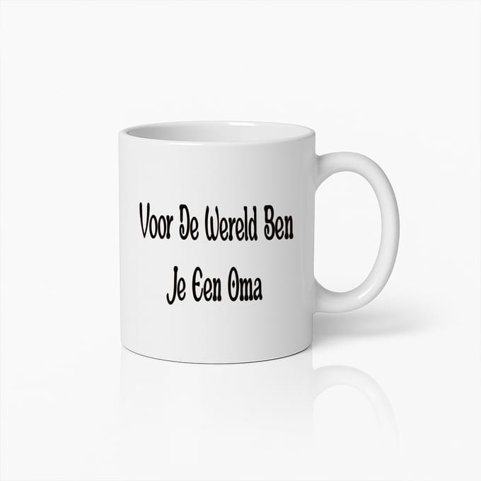 Beste Oma Ter Wereld Mok – Hartelijk Cadeau Voor Grootmoeders