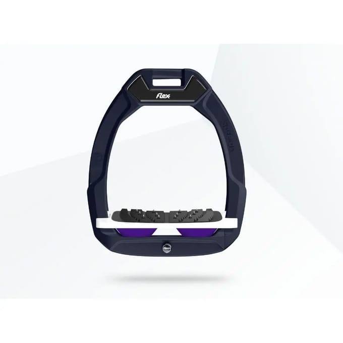 Veiligheidsstijgbeugels Inclined Ultra Grip Rood/Wit/Paarse Flex-On Safe-On