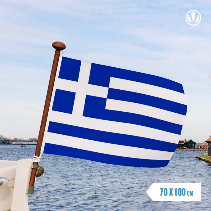 Griekse vlag 70x100cm - Spunpoly