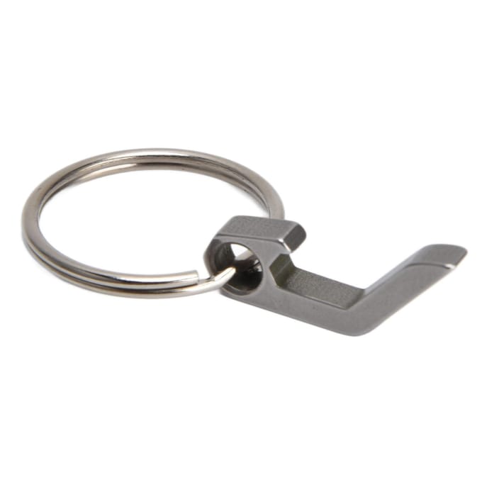 Bierflesopener Sleutelhanger Mini Sleutelhanger Klein Gereedschap Kamperen Mini Opener Bier Wijn Gereedschap gray