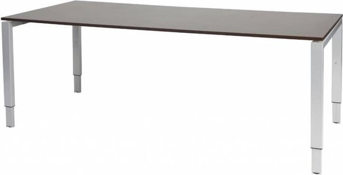 Verstelbaar Bureau - Domino 200x90 logan - alu frame