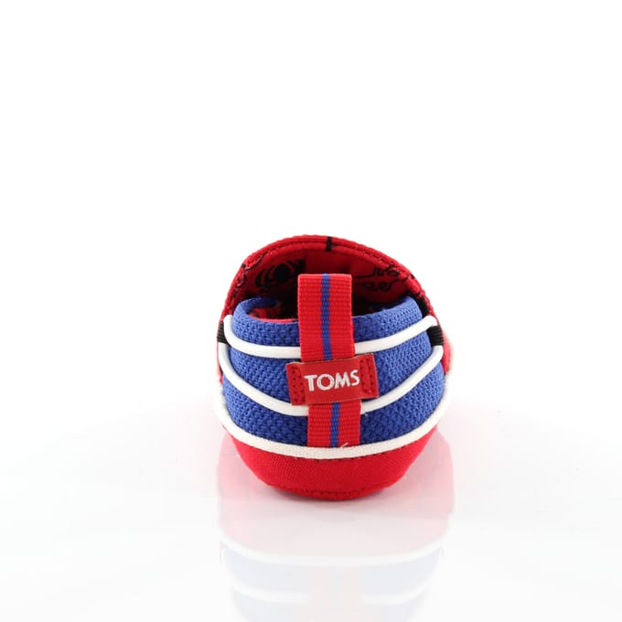 Toms x Marvel Spiderman Gezichtsbedrukking Tiny Lima Slip On Schoenen - Kinderen