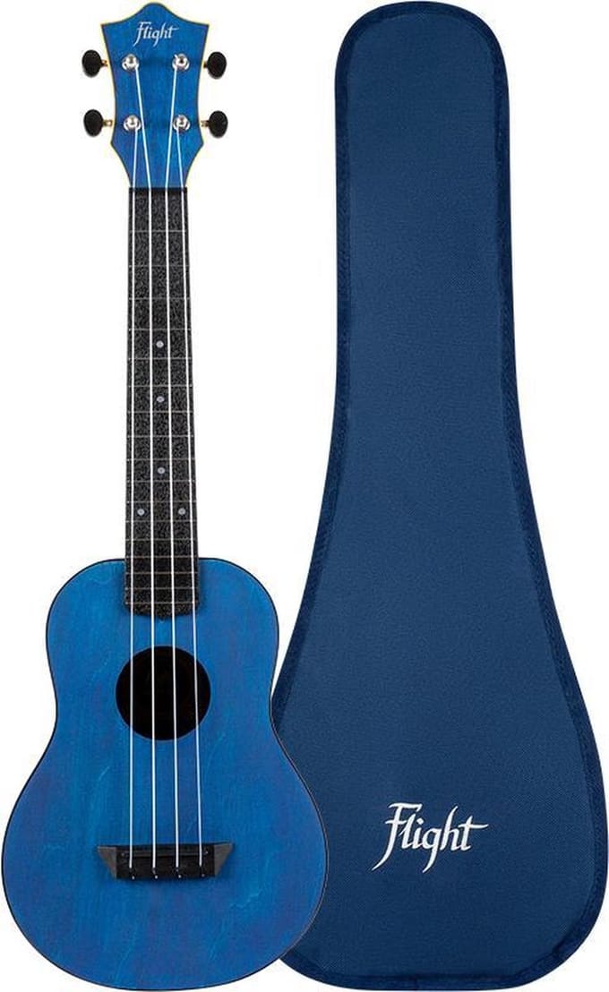 Flight Concert Ukelele - Travel Series - Donkerblauw