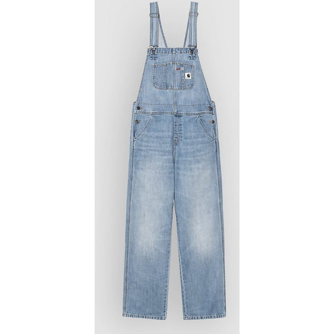 Carhartt WIP Bib Overall Straight Denim Tuinbroek blauw