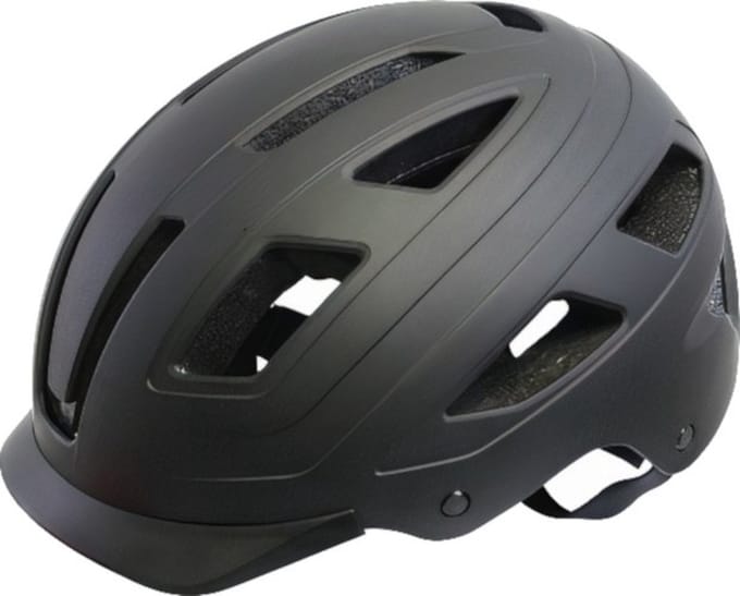 Cycle Tech Fietshelm Urban Style Unisex Zwart Maat 54-58 Cm