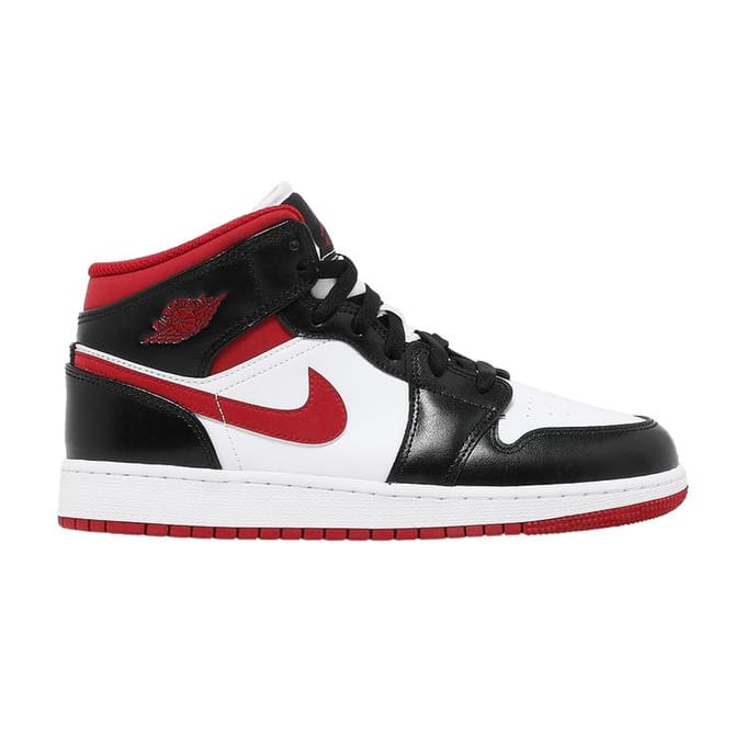 Jordan 1 Mid Gym Rouge Noir Blanc (GS) 38 black