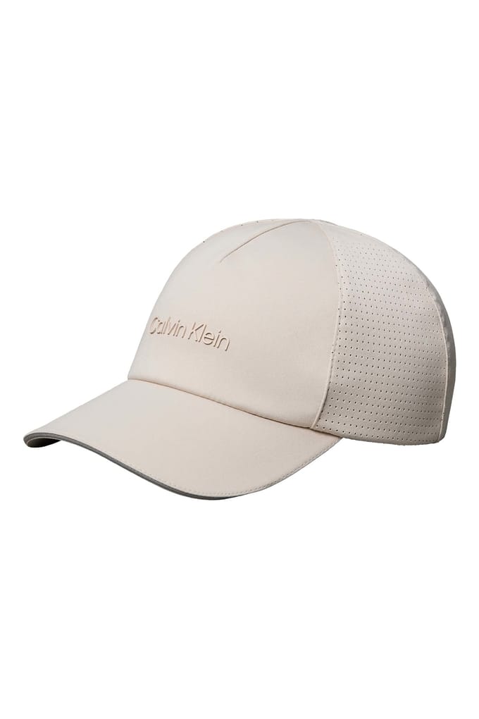 Calvin Klein Micro Twill W Silicon Cap Stony Beige Größe: OS | Kappen Outlet | Herren | Braun