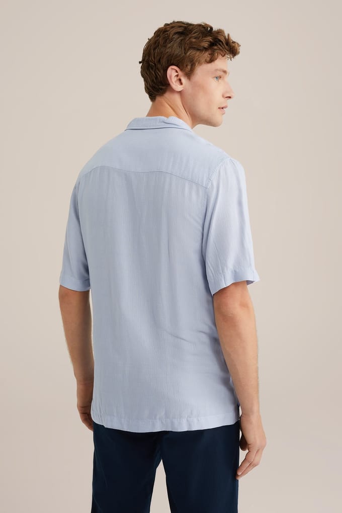 We Fashion Shirt Light Blue Größe: S | Casual hemden Outlet | Herren | Blau