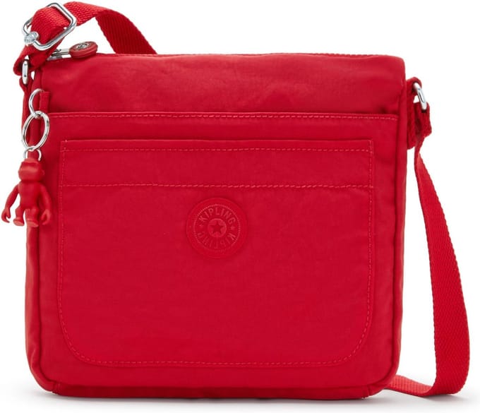 kipling Schoudertas Basic Sebastian Crossbody Bag Red Rouge Rood
