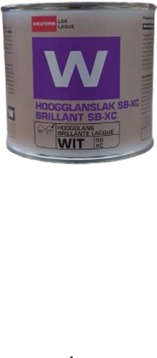 Welters lak hoogglans voor buiten ral 9010 gebroken wit 0,5 liter