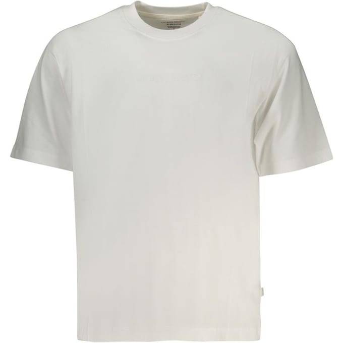 Guess Jeans Bianco Katoenen Heren T-Shirt