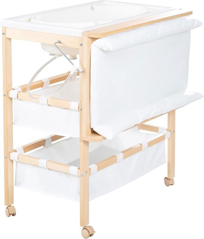 JGS® - Multifunctionele Commode-Badcombinatie in Beukenhout Uitvoering -