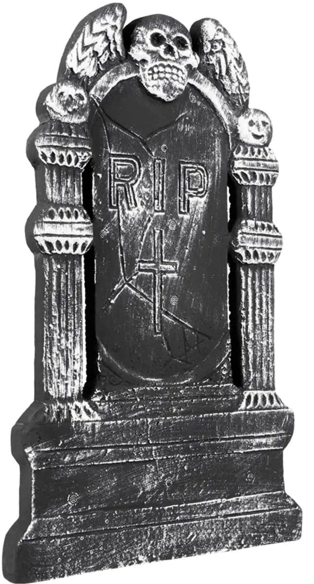 Boland Kerkhof grafsteen - 50 x 30 cm - kunststof - RIP - halloween