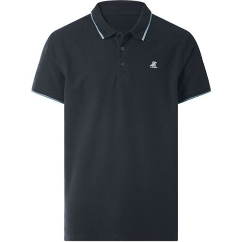 ESMARA MEN U.S. Grand Polo Piqué heren polo (Marineblauw, L)