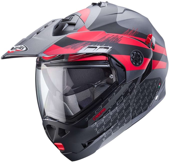Caberg Tourmax X Sarabe Grijs Rood Systeemhelm - Helm