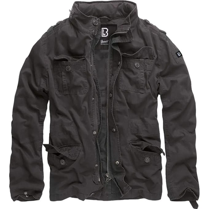 Brandit Britannia Heren Tussenseizoensjas - zwart - 3XL