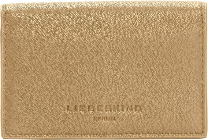 LIEBESKIND BERLIN Leren Kaarthoes Chelsea Kodiaq Sheep Cardie Wallet Egg Shell Beige