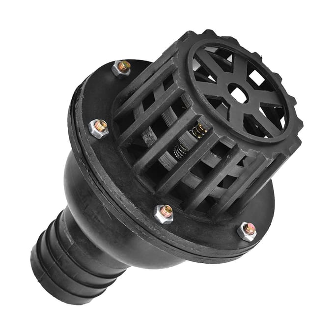 Waterpomp Voetklep Zwart PVC Lage Druk Platte Terugslagklep voor Vloeistofmachine Type 1