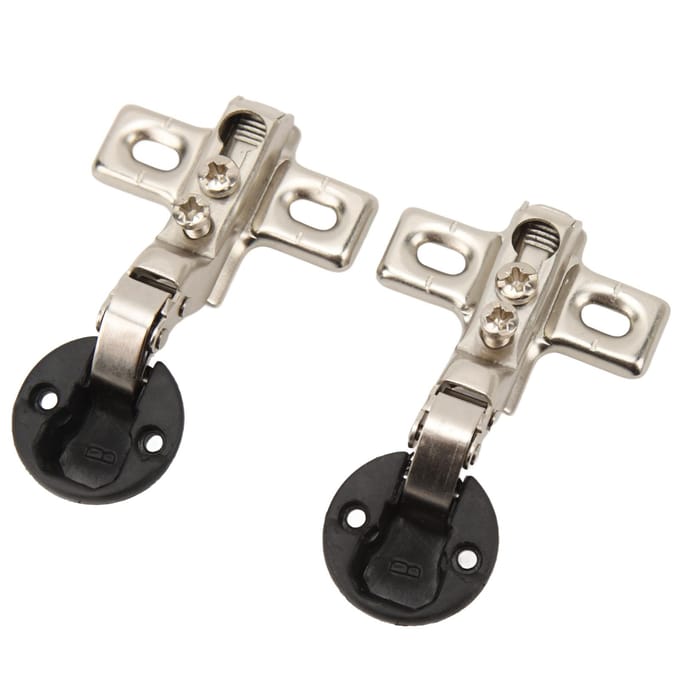 2 stuks 26 mm Gat Glazen Scharnier Mini Kastscharnier Voor Kast Glazen Deur
