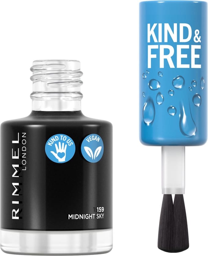 Rimmel London KIND & FREE Vegan Nagellak - 159 Midnight Sky