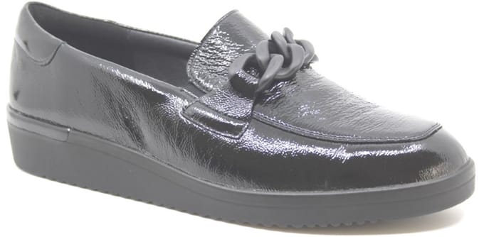 Solidus -Dames - zwart - ballerina's & mocassins - maat 41.5
