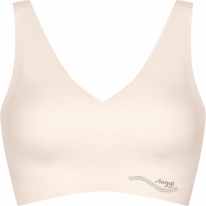 sloggi - Maat S - ZERO Feel Natural Dames Beha Top - Angora