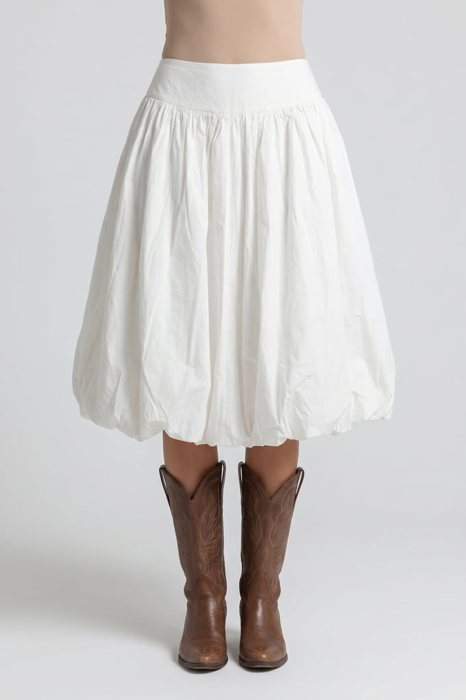 & Other Stories Sander Skirt White Größe: 42 | Midiröcke Outlet | Damen | Weiß