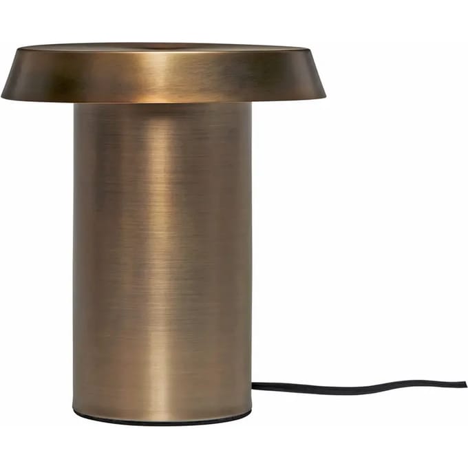 Hübsch tafellamp Keen burnished brass