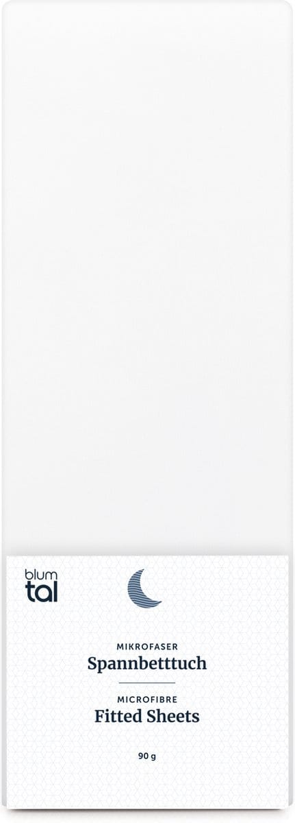 Blumtal Hoeslaken - Microfiber Hoeslakens - 200 x 200 x 30cm - Wit
