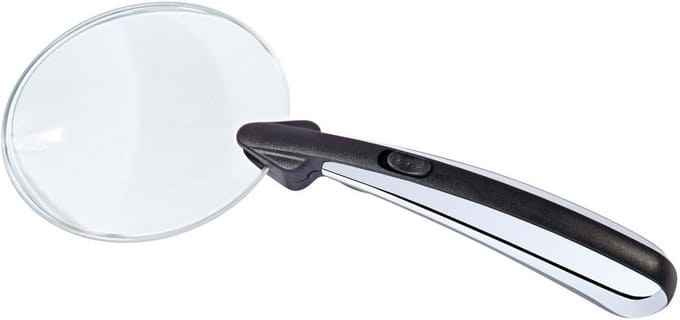 Ronde LED Vergrootglas 2.2x Zonder Frame - Ideaal voor Lezen