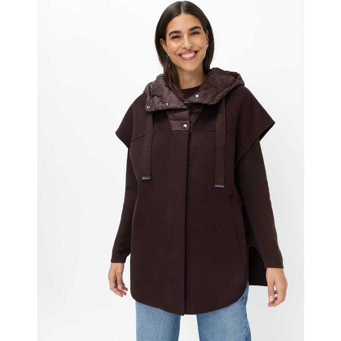 Brax Dames Gilet  Style HOLLY brunette, donkerbruin, maat 38