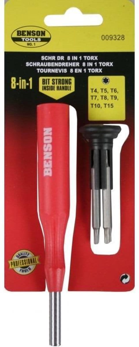 Hofftech Schroevendraaier Torx 8 In 1 Precisie