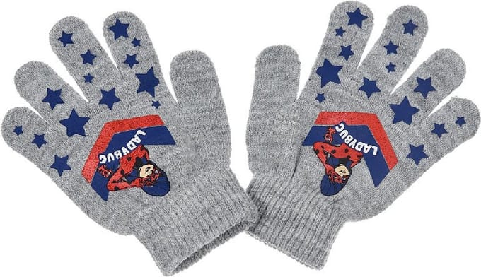 Handschoenen Miraculous Ladybug - meisjes - grijs - one size (+/- 3-6 jaar)