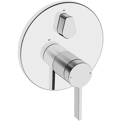Hansaloft Single Handle Bath Function Unit with Safety Device, Rosette Round 87723003