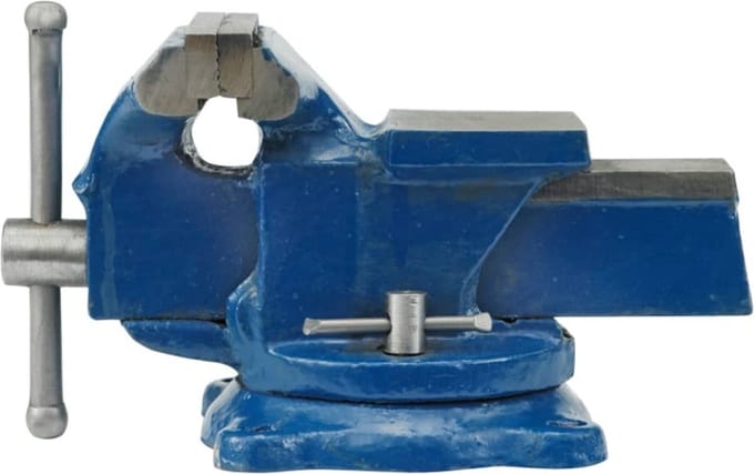VOREL-Bankschroef-Draaivoet-125-mm-36038