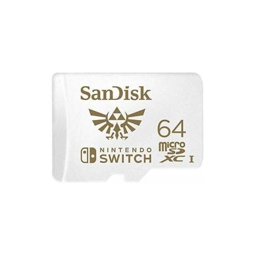 SanDisk Memory Card MicroSDXC UHS-I Class 3-Hyrule Crest 64GB (Diversen) Gebruikt