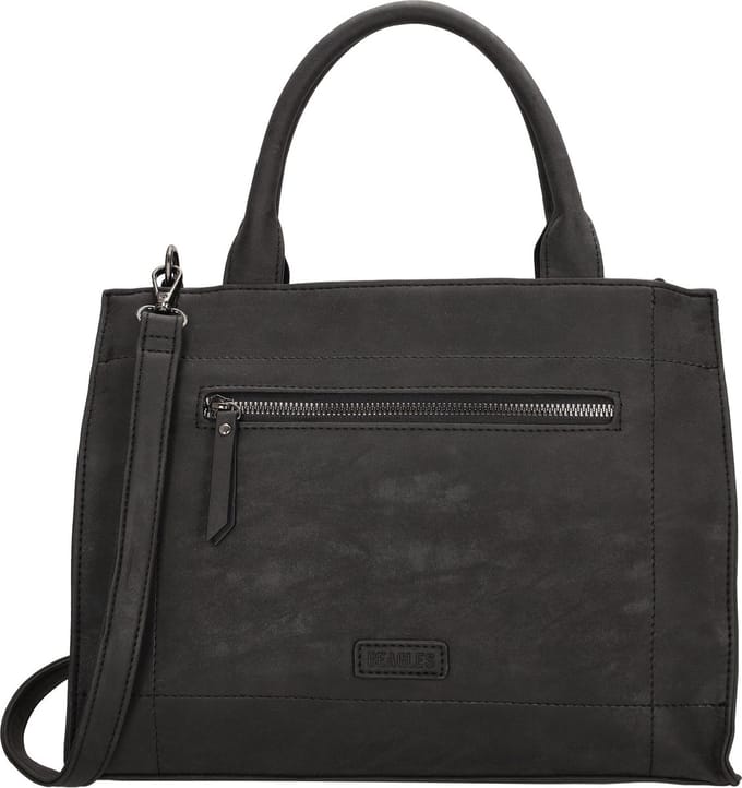 Beagles Cabrera Handtas Dames - Schoudertas met verstelbare schouderband - Tas van Imitatieleder - Zwart